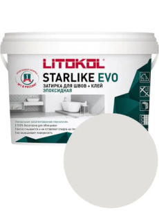 Фуга для плитки Litokol Starlike Evo S.102 Bianco Ghiaccio (5 кг)